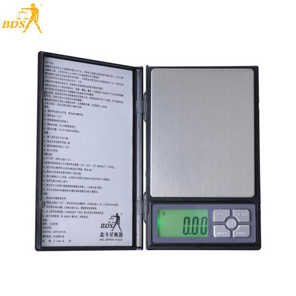 Quality BDS Notebook I Pocket Scale 0.01g precision balance Portable Jewelry Gold Weighing Scale for sale