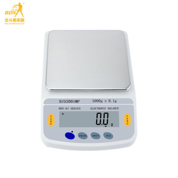 Quality BDS Precision jewelry gold balance 5kg/0.1g white 1mg balance With RS232 100g 0.001g digital scale for sale