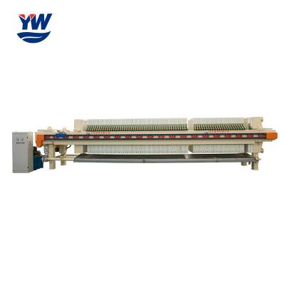 China Automatic Recessed Plate Filter Press Hydraulic System For Building Chemical for sale