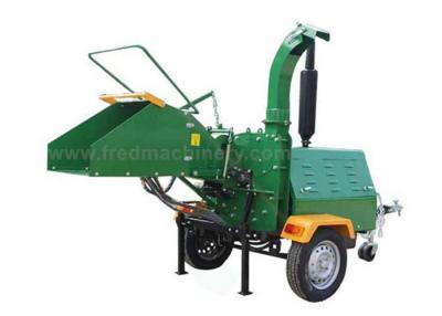 China 40HP 8 Inch Wood Chipper High Efficiency With 1025rpm Flywheel Turning Speed for sale