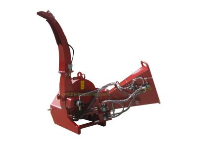 China Double Rollers 6 Inch Wood Chipper Direct Drive With Hydraulic Feeding for sale
