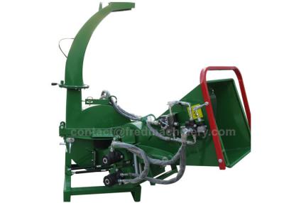China 4 Cutting Knives Hydraulic Wood Chipper With Double Aggressive Rollers for sale
