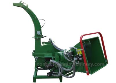 China 50 HP 4 Inch Wood Chipper With Shear Bolt , PTO Shaft Hydraulic Feeding 3 Point Chipper for sale