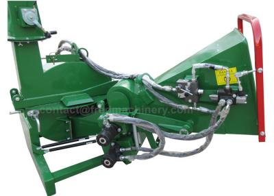 China Hydraulic 3 Point Wood Chipper With 20 - 50HP Tractor 4 Cutting Knives for sale