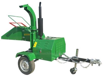 China 8 Inches Chipping Capacity Trailed Wood Chipper With Changchai Diesel Engine for sale