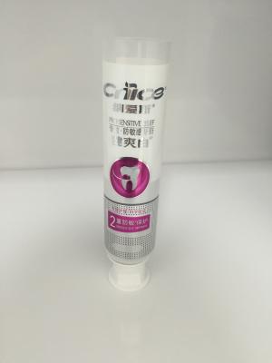 Chine Tube de pâte dentifrice stratifié par barrière en plastique de PBL imprimant la décoration de estampillage chaude à vendre