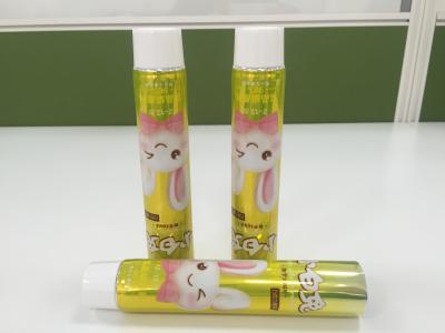 China Silver Safety 50ml Laminated Toothpaste Tube Packaging For Children / Kids for sale