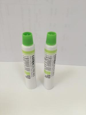 China O dentífrico branco ABL laminou o tubo com certificação do ISO do selo superior/tampão da cor à venda