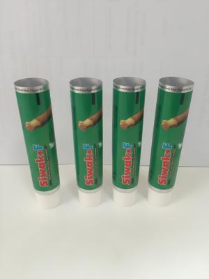 China Silver Aluminum / Plastic Laminated Toothpaste Tubes Raw Packaging Material for sale