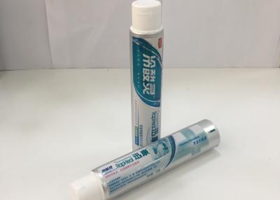 China Tubo de crema dental laminado barrera de aluminio con el casquillo del top del tirón, 275/12 Thichness en venta