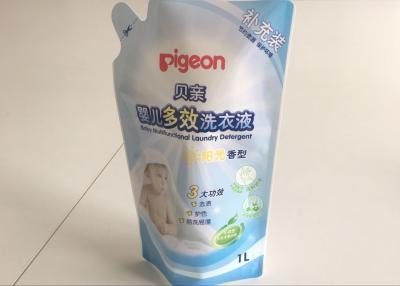中国 1Lカスタマイズされた口と取り替え可能な毎日の化学産業柔軟材包装の立場の袋 販売のため