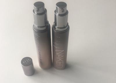 China Packaging Plastic Cosmetic Containers With Airless Pump Aluminizing Barrier Laminated for sale
