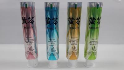 China Silvery Flexible Plastic Toothpaste Tube Coating Laminated Aluminum Toothpaste Tube for sale