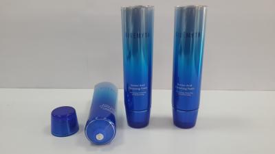 China 100G Flexible Tube Packaging for cleaning foam , Shiny Metal gradually changing color for sale
