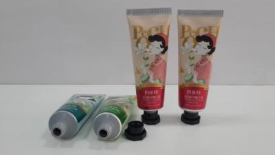 China Empty plastic cosmetic tube containers ABL tube with Octagonal cap , metal printing for sale