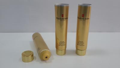 China 50Ml Golden Printing Soft Plastic Cosmetic Packaging Tube For Body Lotion Packaging for sale