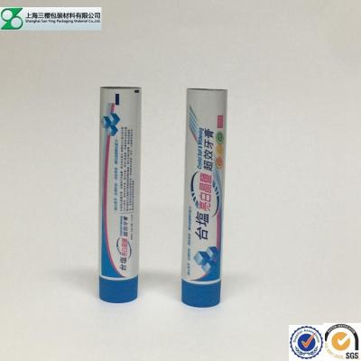 中国 薬学の光沢のあるクリーム色の歯磨きのチューブのスクイーザの包装の歯磨剤の管 販売のため