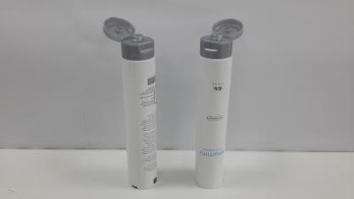 China a impressão 4oz deslocada laminou o tubo plástico do dentífrico com aleta do parafuso no empacotamento da goma do tampão 4oz à venda