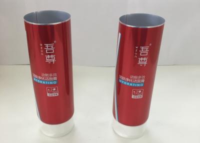 China tubo cosmético laminado barrera de aluminio de la capa 130ml que empaqueta con la broche en el casquillo en venta