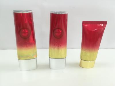 Chine La barrière en aluminium olographe a stratifié la lentille allongée des plots réflectorisés de tube ovale cosmétique 3D à vendre
