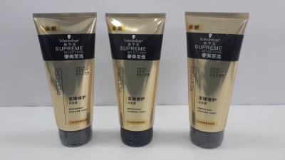 China o alumínio do revestimento 200ml laminou os tubos de empacotamento do cosmético fixados lança no tampão 200ml à venda