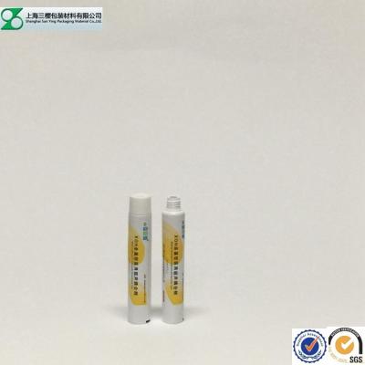 China Zusammenklappbares Schmerzmittel-Salben-Aluminium lamellierte Rohr 3ml - 170ml zu verkaufen