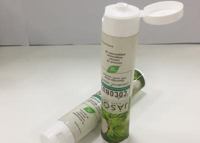 China Offset Printing PBL350 Laminated Tubes With Flip Cap , Small Toothpaste Tubes for sale