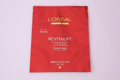China Mehrschichtige AL/CPPs färbte kosmetisches Verpackentaschen-Laminat Tasche für Facemask zu verkaufen