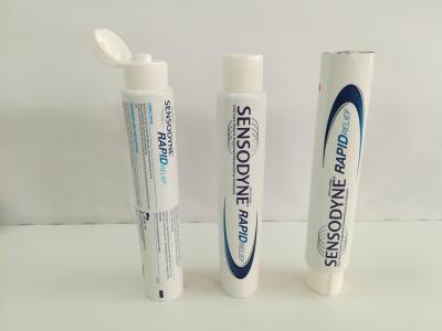 Chine tube en stratifié pliant de 180g ABL 250/12 avec le chapeau de secousse pour l'emballage de pâte dentifrice/le gel soin de gomme à vendre