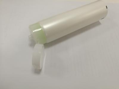 China Facial Cleanser Pearl White Plastic Squeeze Tubes PBL Dia 40 And 170mm Height 100g for sale