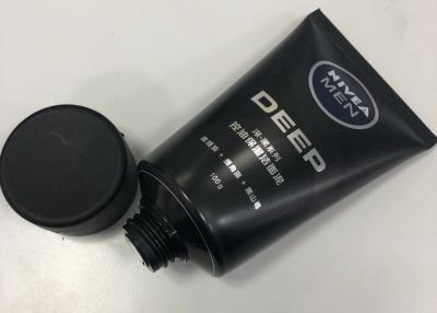 China Plastic Kosmetische Verpakkende die Buis van het mensen de Gezichtsreinigingsmiddel met Silkscreen-Druk wordt gecombineerd Te koop