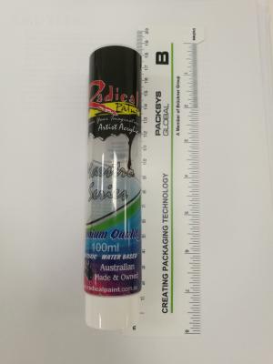 China Diâmetro de empacotamento 35 do tubo transparente de Pbl da pintura acrílica da cor para 3 onças à venda
