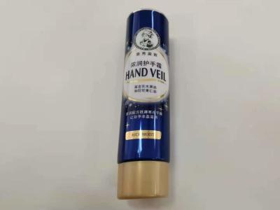 China Kosmetisches Verpackenrohr Gravüren-glattes Beschichtungs-Runden-Durchmessers 35*118mm für Handcreme zu verkaufen