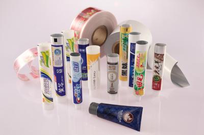 China Ф34, Ф35, Ф38, tubo de crema dental de Ф40 milímetro, empaquetado laminado modificado para requisitos particulares del tubo en venta