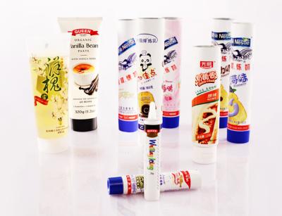 Chine Tube rond d'emballage alimentaire stratifié par appartement d'ABL PBL pour le lait condensé, crème au chocolat à vendre