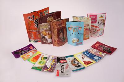 Cina Borsa di plastica stampata dello spuntino, imballaggio flessibile dell'alimento dell'ANIMALE DOMESTICO/PE/AL/CPP in vendita