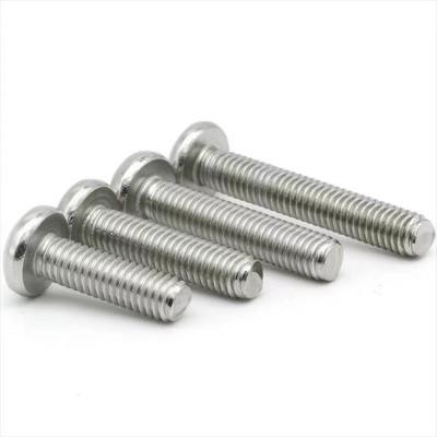 China Stainless Steel Pan Head Machine Screw 304 M3 M4 M5 M6 M8 Crossed Recessed for sale