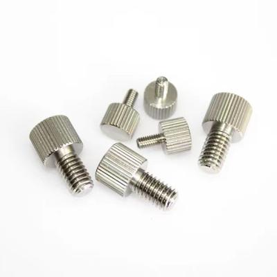China Thumb Screws Flat Head Knurled Thumb Stainless Screws for sale