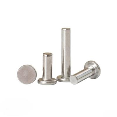 Chine M1-M60 custom stainless steel aluminum polished solid flat head rivet countersunk head solid rivet for industrial à vendre