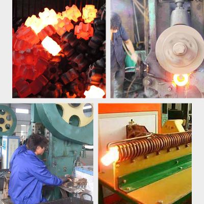 Chine équipement de chauffage de four de pièce forgéee de machine de chauffage par induction 160kw électrique à vendre