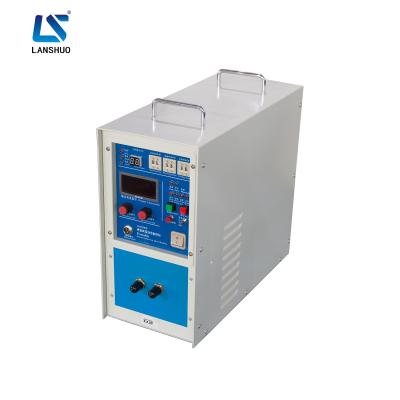 China Electric Portable 16kw Small Induction Melting Furnace Gold Stainless Steel Melting for sale