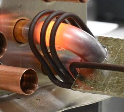 China schweißende Bronzierenhochfrequenzmaschine der Induktions-30kw Sägeblatt-bronzierende Maschine zu verkaufen