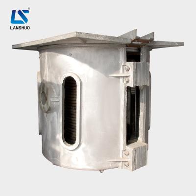 China Medium Frequency Bronze Aluminum Scrap Metal Melting Furnace Electric 250KW for sale