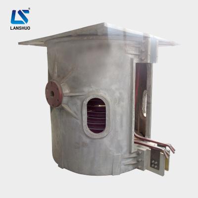 China horno de fusión eléctrico de fusión de la fundición de la máquina del hierro 500kg de la inducción de cobre del acero en venta