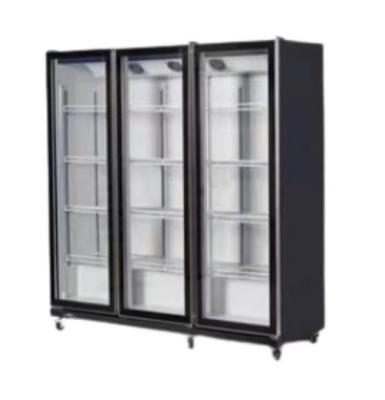China R134a Glass Door Upright Freezer, Air Cooling Glass Door Upright Freezer for sale