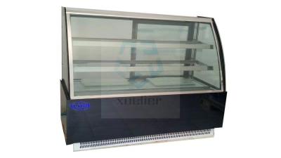 China Bread Cake Bakery Counter Display Case Air Cooling for sale