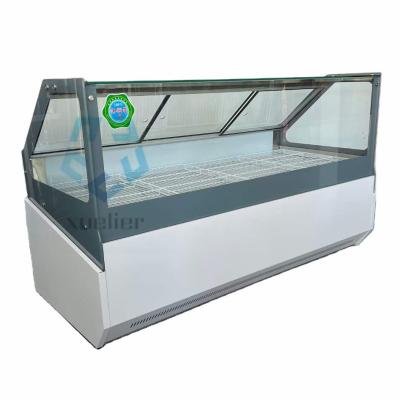 China Duck Meat Commercial Deli Display Fridge Stainless Steel for sale