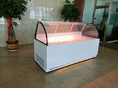 China Air Cooling SUS Deli Display Freezer With Manual Defrost à venda
