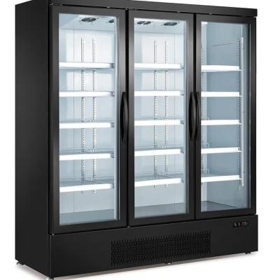 China Supermarket Air Curtain Cabinet R404A R134A Continuous Row for sale