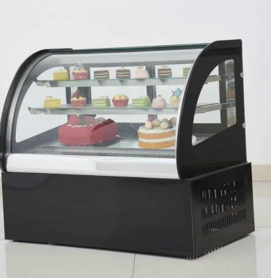 China Arc Countertop Glass Cake Display Cabinet Small 180L 6 Cu Ft for sale